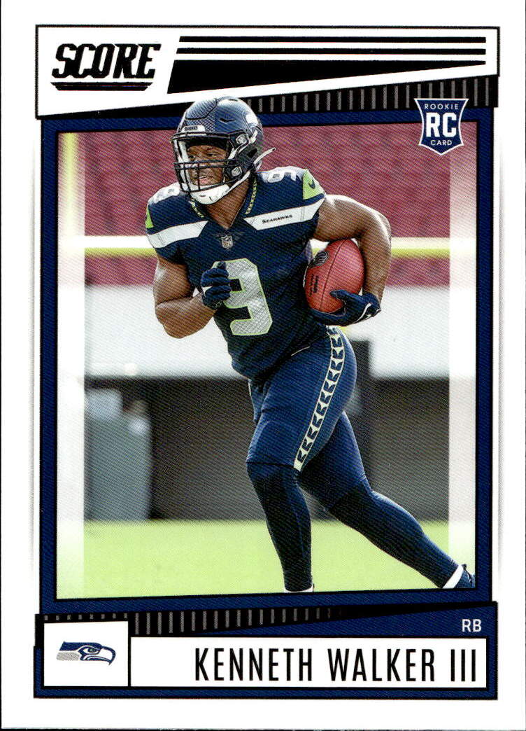 Rookie KENNETH WALKER III 2022 Panini Score Football