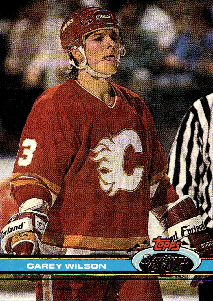 CAREY WILSON 91-92 Topps Stadium Club