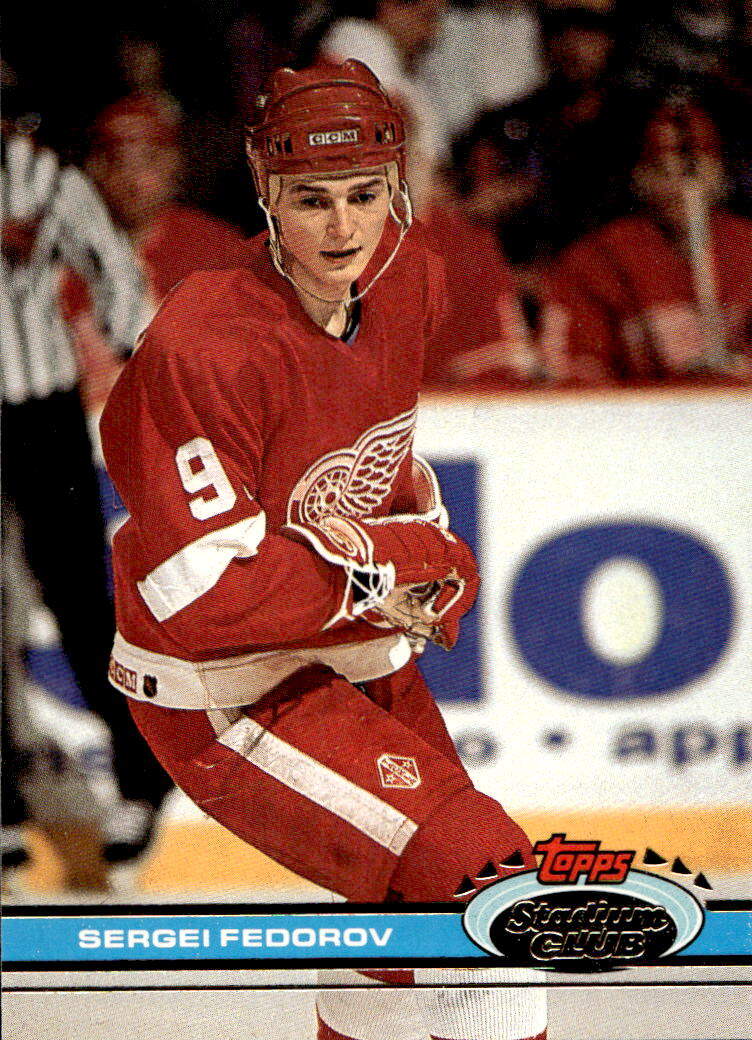 SERGEI FEDOROV 91-92 Topps Stadium Club