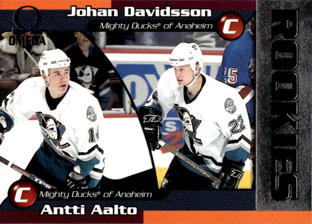 Rookies ANTTI AALTO/JOHAN DAVIDSSON 98-99 Pacific Omega