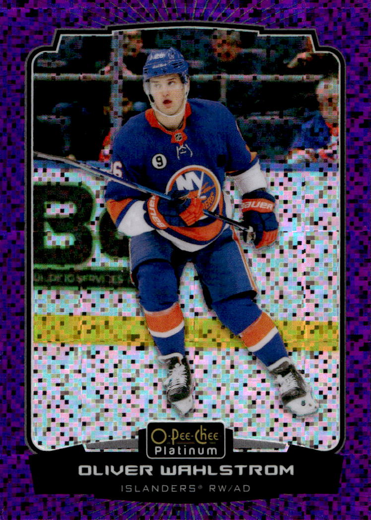 Violet Pixels OLIVER WAHLSTROM 22-23 UD O-Pee-Chee OPC Platinum /299