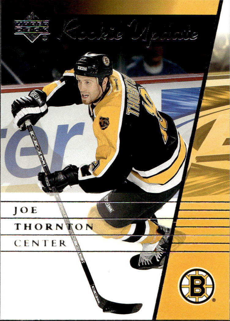 JOE THORNTON 02-03 UD Rookie Update