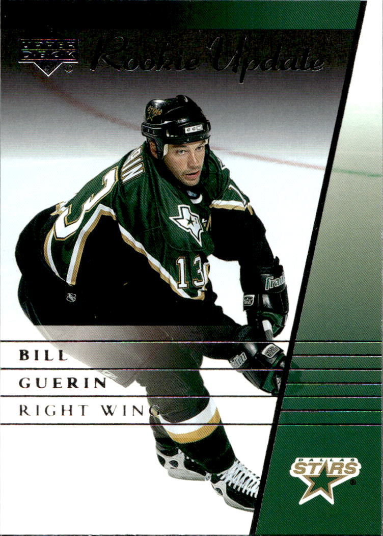 BILL GUERIN 02-03 UD Rookie Update