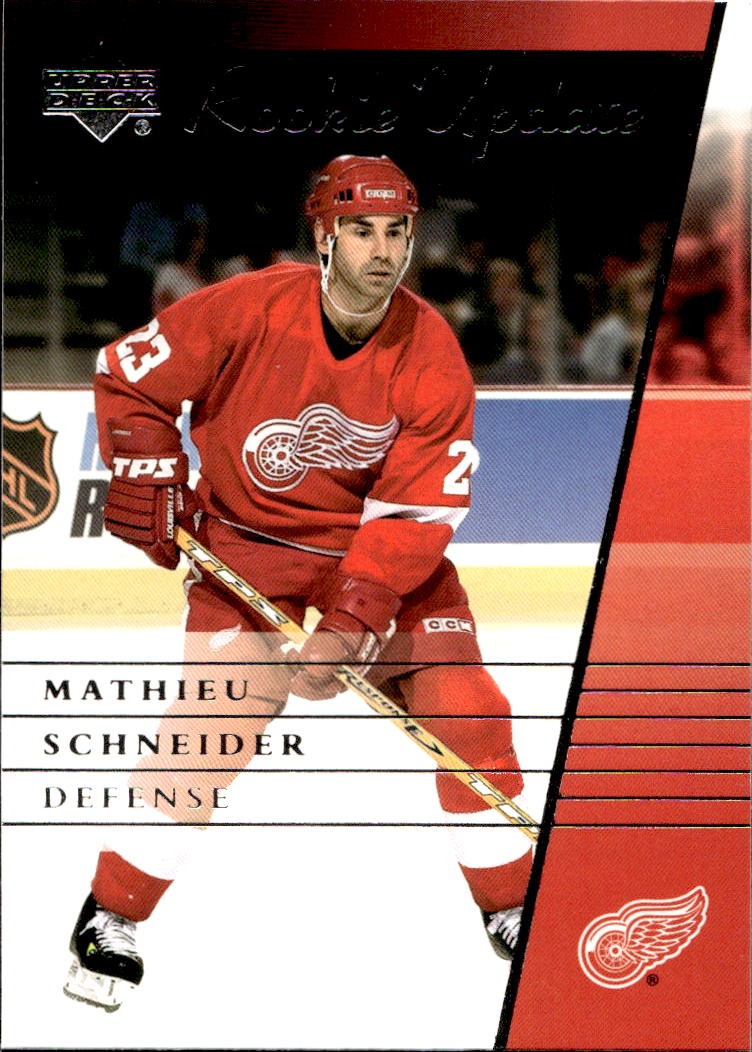 MATHIEU SCHNEIDER 02-03 UD Rookie Update