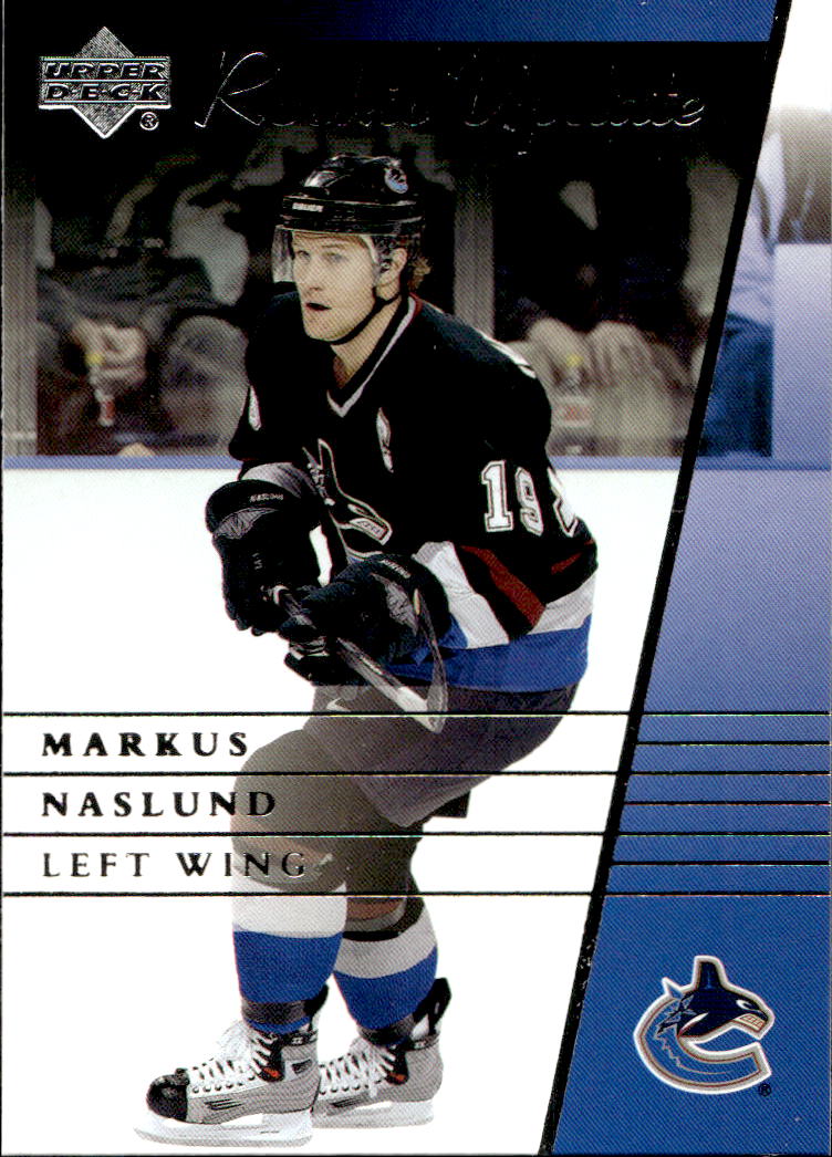 MARKUS NASLUND 02-03 UD Rookie Update