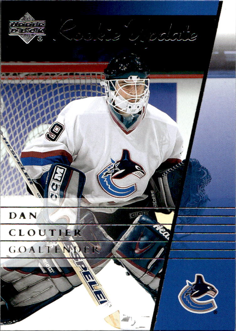 DAN CLOUTIER 02-03 UD Rookie Update