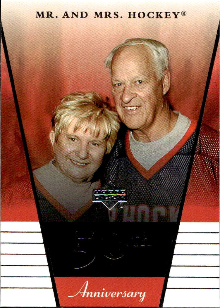 50th Anniversary Mr. and Mrs. Hockey (GORDIE HOWE) 02-03 UD Rookie Update
