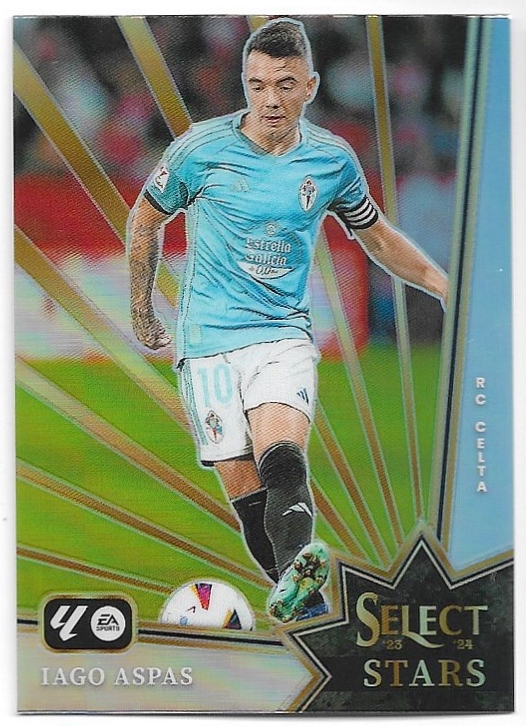 Prizm Select Stars IAGO ASPAS 23-24 Panini Select LaLiga Soccer