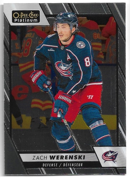 ZACH WERENSKI 23-24 UD O-Pee-Chee OPC Platinum
