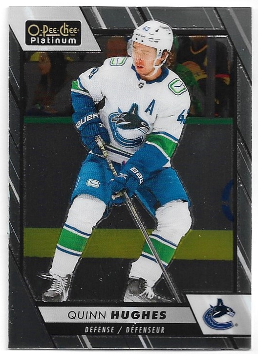 QUINN HUGHES 23-24 UD O-Pee-Chee OPC Platinum