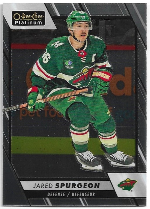 JARED SPURGEON 23-24 UD O-Pee-Chee OPC Platinum