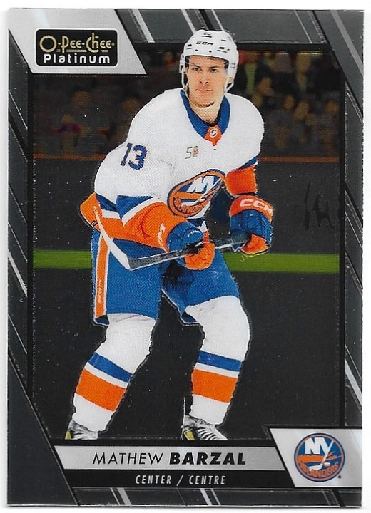 MATHEW BARZAL 23-24 UD O-Pee-Chee OPC Platinum