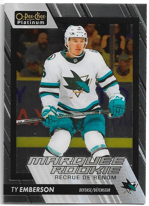 Marquee Rookie TY EMBERSON 23-24 UD O-Pee-Chee OPC Platinum