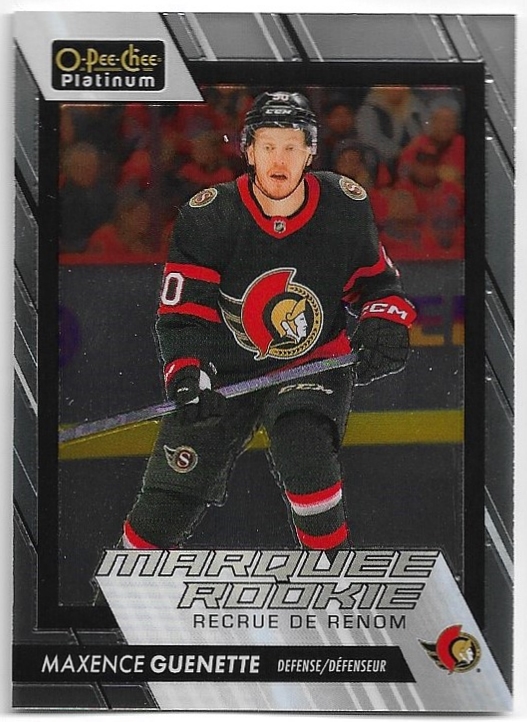 Marquee Rookie MAXENCE GUENETTE 23-24 UD O-Pee-Chee OPC Platinum