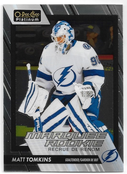 Marquee Rookie MATT TOMKINS 23-24 UD O-Pee-Chee OPC Platinum