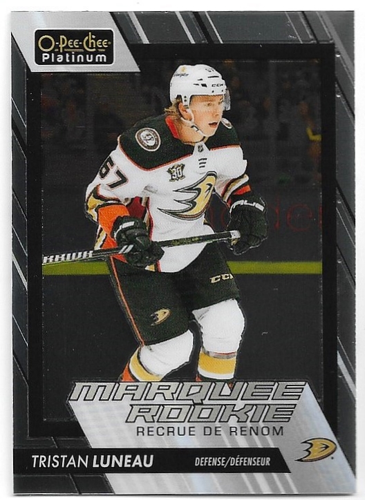 Marquee Rookie TRISTAN LUNEAU 23-24 UD O-Pee-Chee OPC Platinum