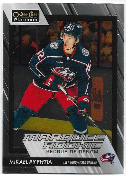 Marquee Rookie MIKAEL PYYHTIA 23-24 UD O-Pee-Chee OPC Platinum