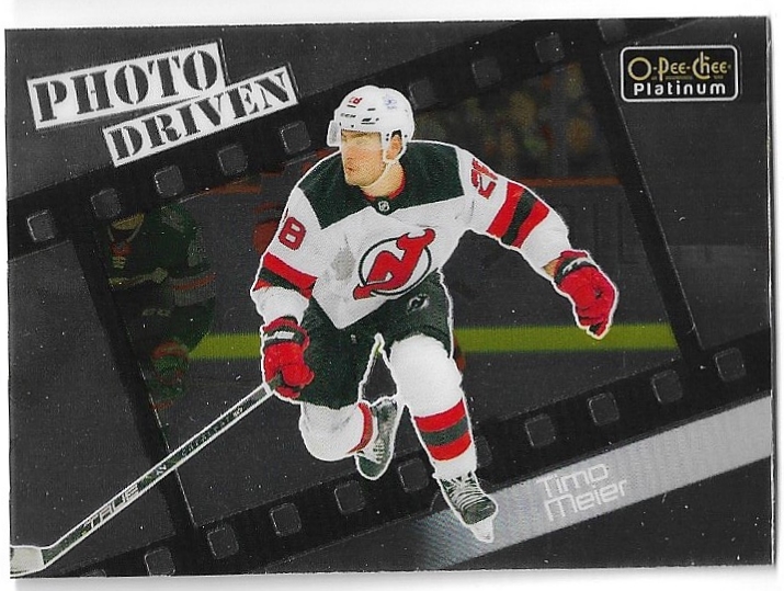 Photo Driven TIMO MEIER 23-24 UD O-Pee-Chee OPC Platinum