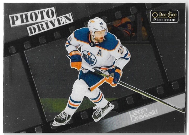 Photo Driven LEON DRAISAITL 23-24 UD O-Pee-Chee OPC Platinum