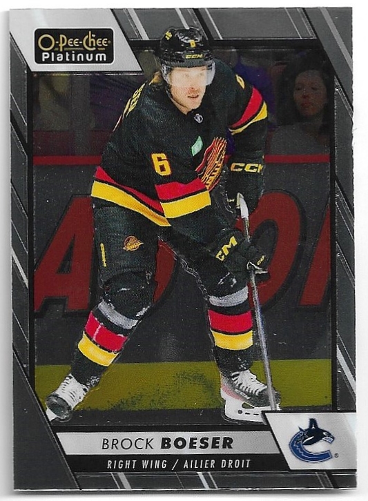 BROCK BOESER 23-24 UD O-Pee-Chee OPC Platinum