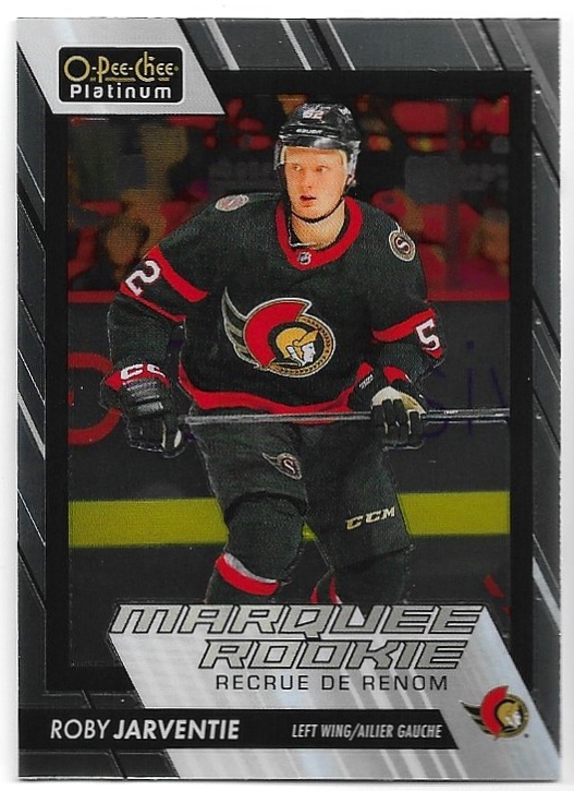 Marquee Rookie ROBY JARVENTIE 23-24 UD O-Pee-Chee OPC Platinum