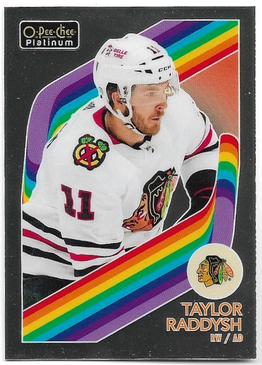 Retro TAYLOR RADDYSH 23-24 UD O-Pee-Chee OPC Platinum