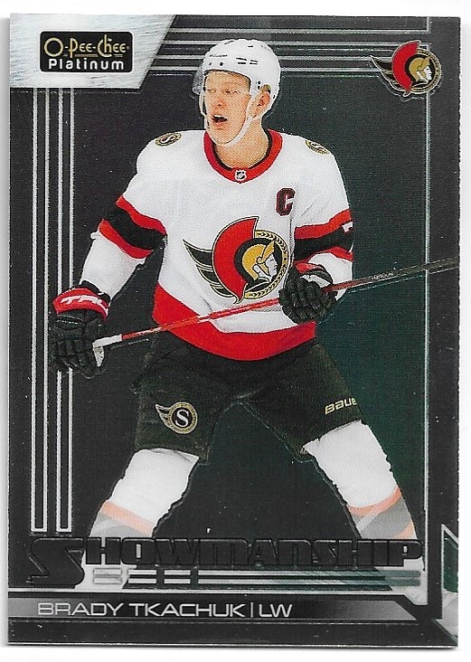 Showmanship BRADY TKACHUK 23-24 UD O-Pee-Chee OPC Platinum