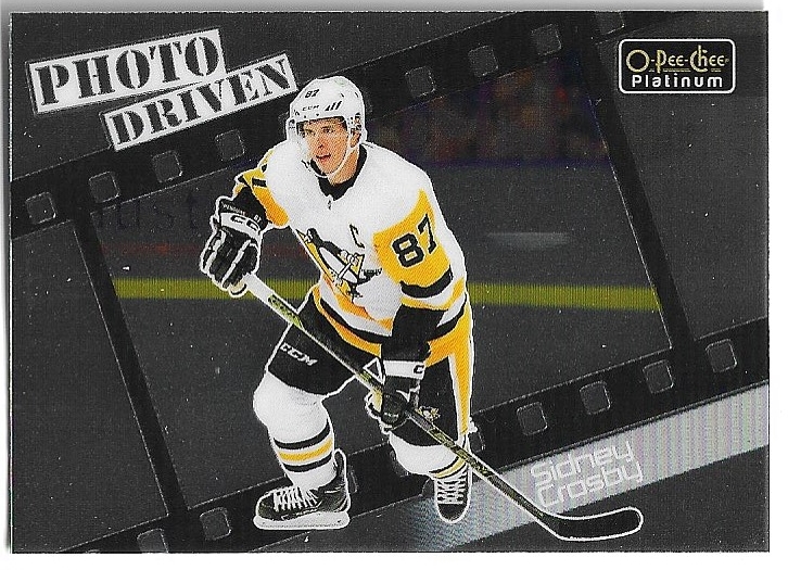 Photo Driven SIDNEY CROSBY 23-24 UD O-Pee-Chee OPC Platinum