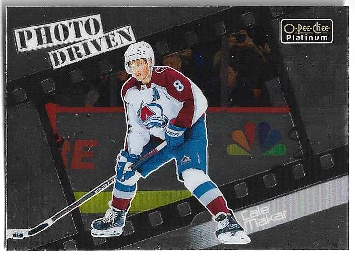 Photo Driven CALE MAKAR 23-24 UD O-Pee-Chee OPC Platinum