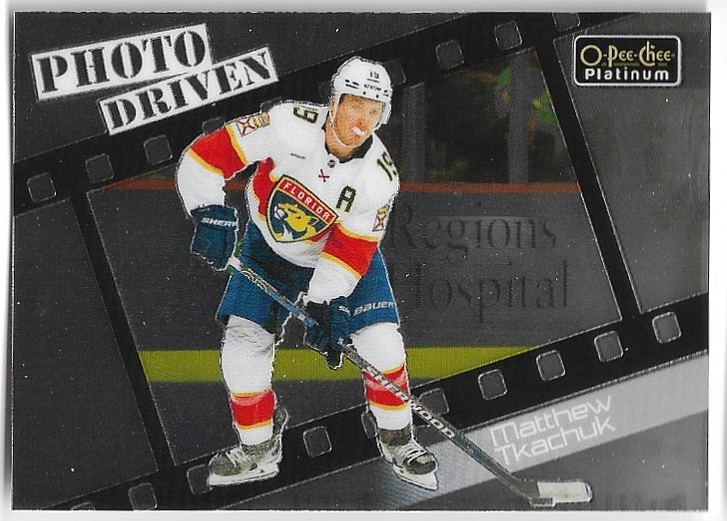 Photo Driven MATTHEW TKACHUK 23-24 UD O-Pee-Chee OPC Platinum
