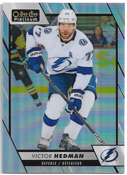 Rainbow VICTOR HEDMAN 23-24 UD O-Pee-Chee OPC Platinum