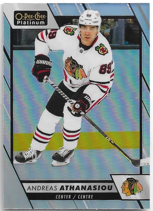 Rainbow ANDREAS ATHANASIOU 23-24 UD O-Pee-Chee OPC Platinum