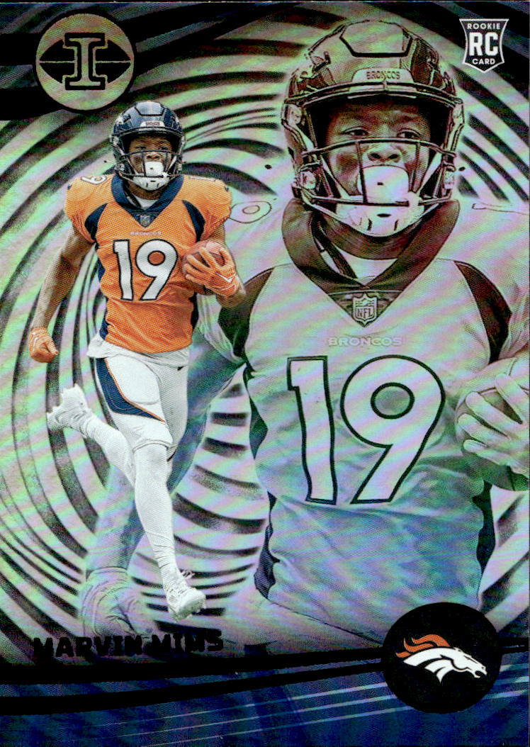 Rookie MARVIN MIMS 2023 Panini Illusions Football