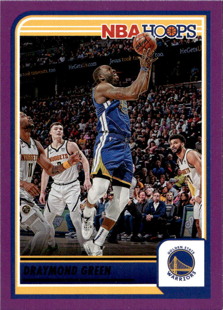 Purple DRAYMOND GREEN 23-24 Panini Hoops Basketball