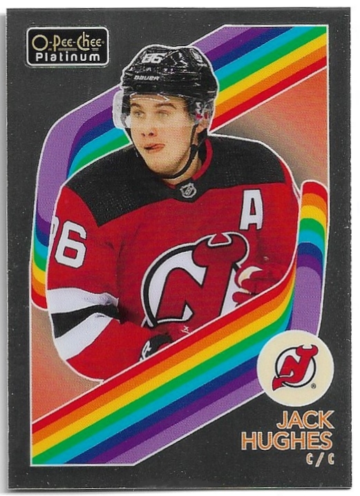 Retro JACK HUGHES 23-24 UD O-Pee-Chee OPC Platinum