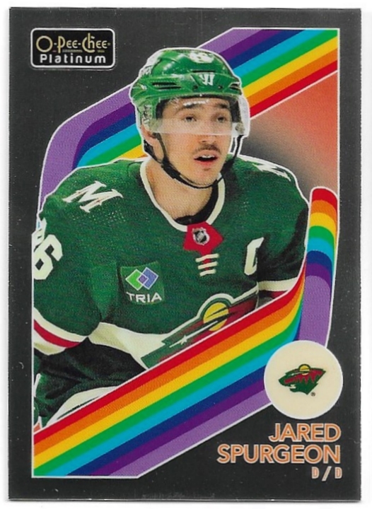 Retro JARED SPURGEON 23-24 UD O-Pee-Chee OPC Platinum