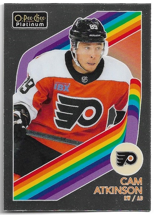 Retro CAM ATKINSON 23-24 UD O-Pee-Chee OPC Platinum