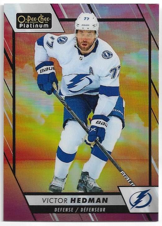 Sunset VICTOR HEDMAN 23-24 UD O-Pee-Chee OPC Platinum