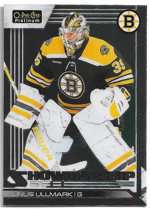 Showmanship LINUS ULLMARK 23-24 UD O-Pee-Chee OPC Platinum
