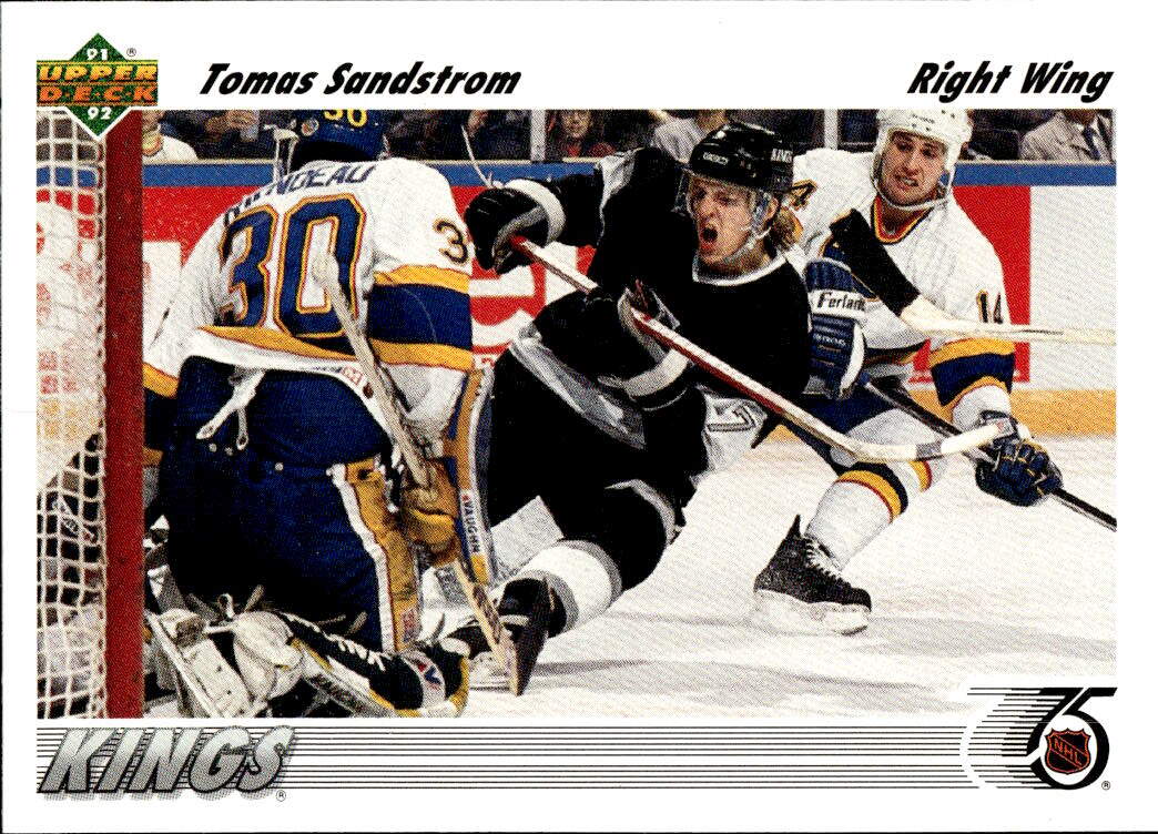 TOMAS SANDSTROM 91-92 Upper Deck