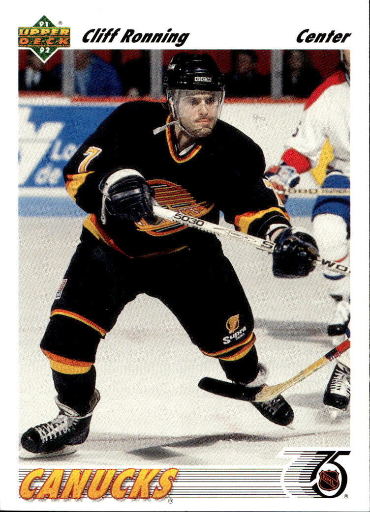 CLIFF RONNING 91-92 Upper Deck