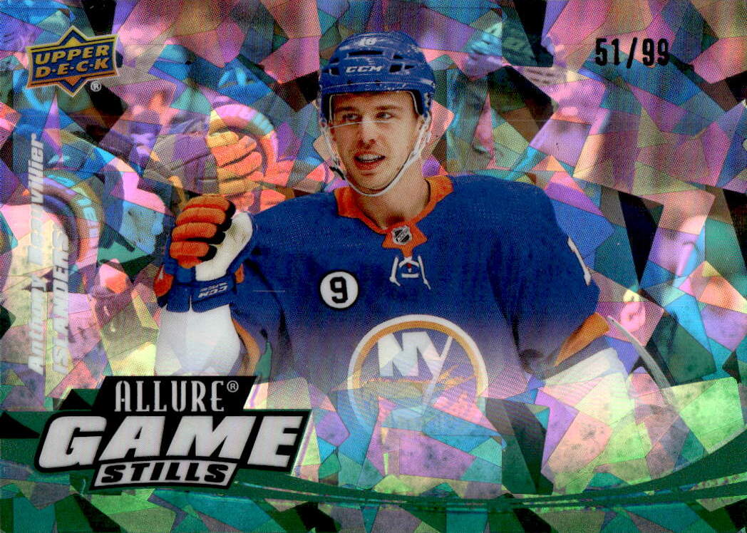 Green Game Stills ANTHONY BEAUVILLIER 22-23 UD Allure /99