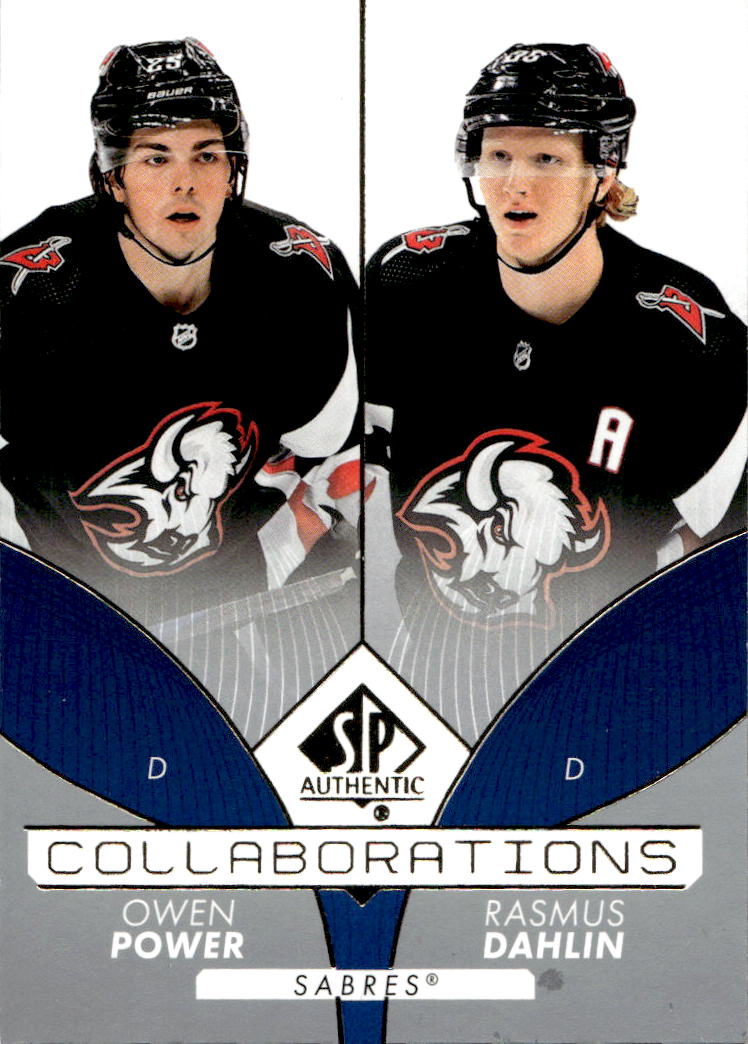 Rookie Collaborations OWEN POWER/RASMUS DAHLIN 22-23 UD SP Authentic