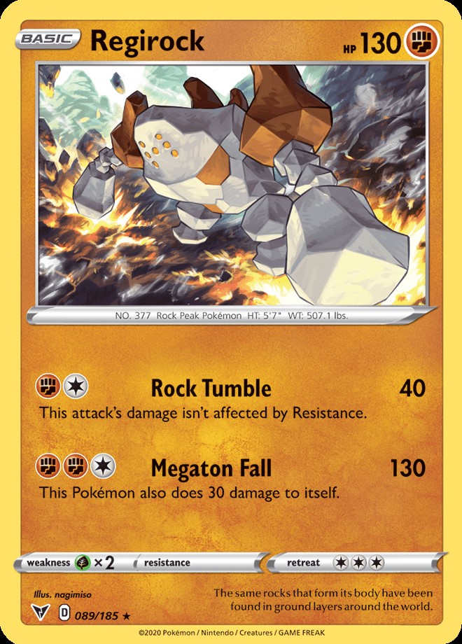 Holo Rare - REGIROCK