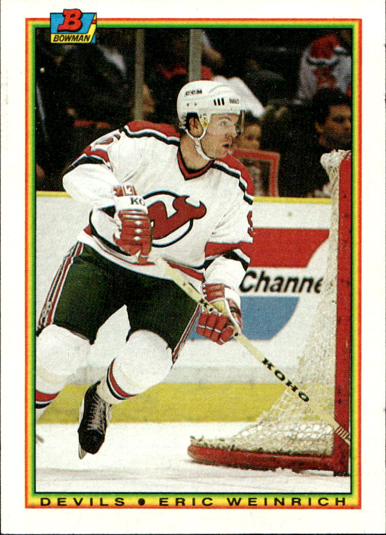 ERIC WEINRICH 90-91 Topps Bowman