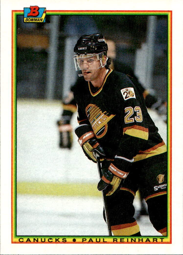 PAUL REINHART 90-91 Topps Bowman