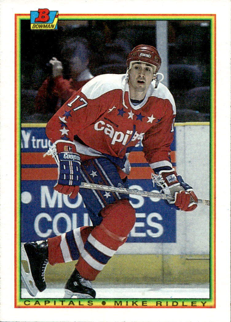 MIKE RIDLEY 90-91 Topps Bowman