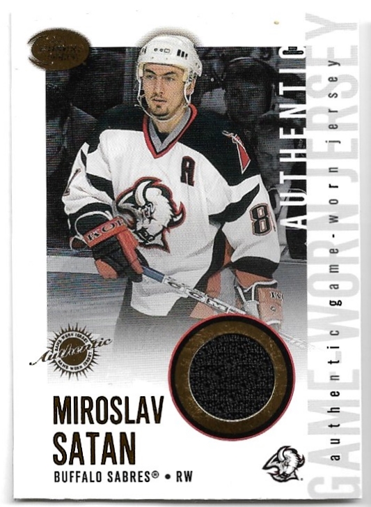 Jersey Authentic Game-Worn MIROSLAV ŠATAN 02-03 Pacific Calder