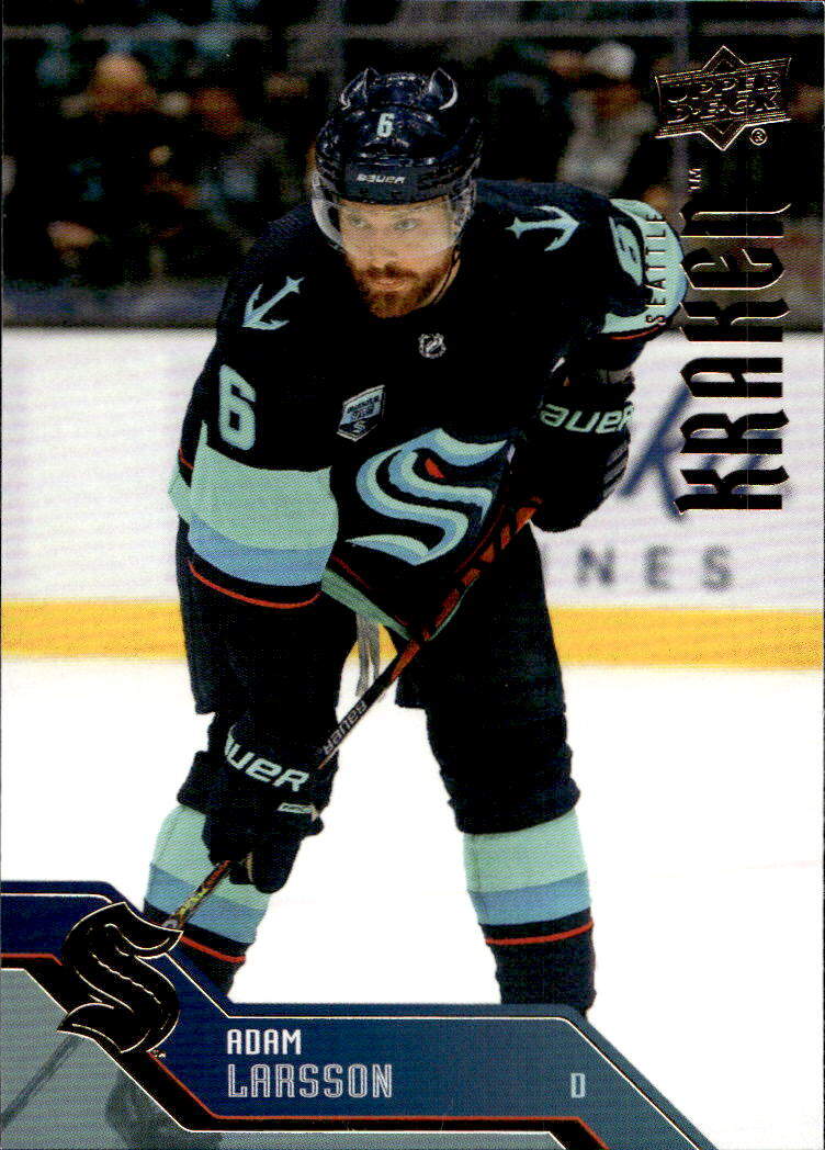 Gold ADAM LARSSON 21-22 UD Seattle Kraken