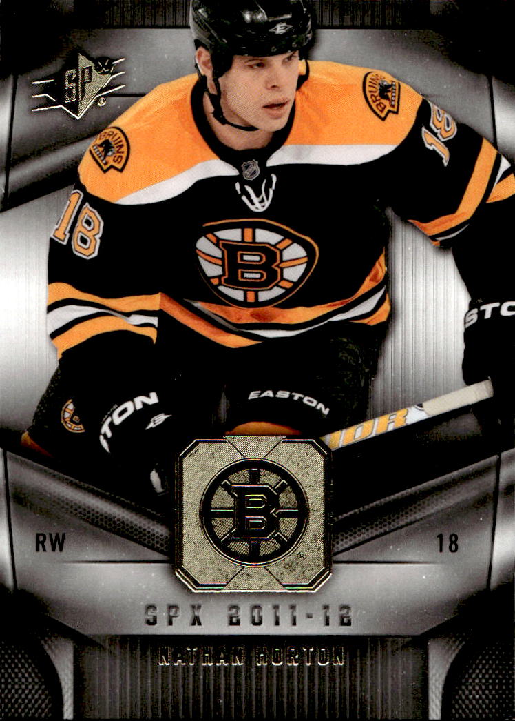 NATHAN HORTON 11-12 UD SPx Hockey
